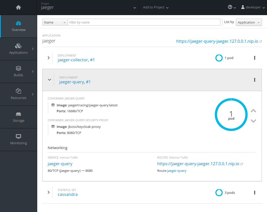 Pod with sidecar on OpenShift