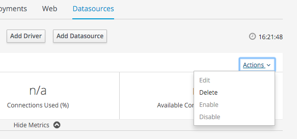 Add Datasource button