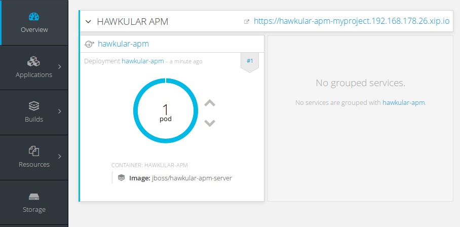 APM Deployed on OpenShift